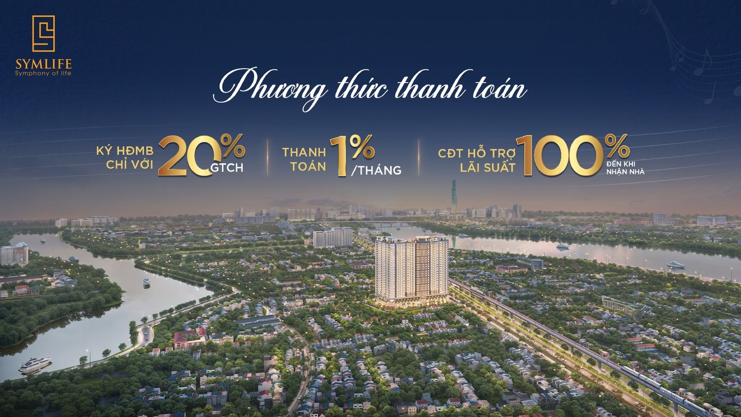 Phương thức thanh toán dự án Symlife nhiều ưu đãi