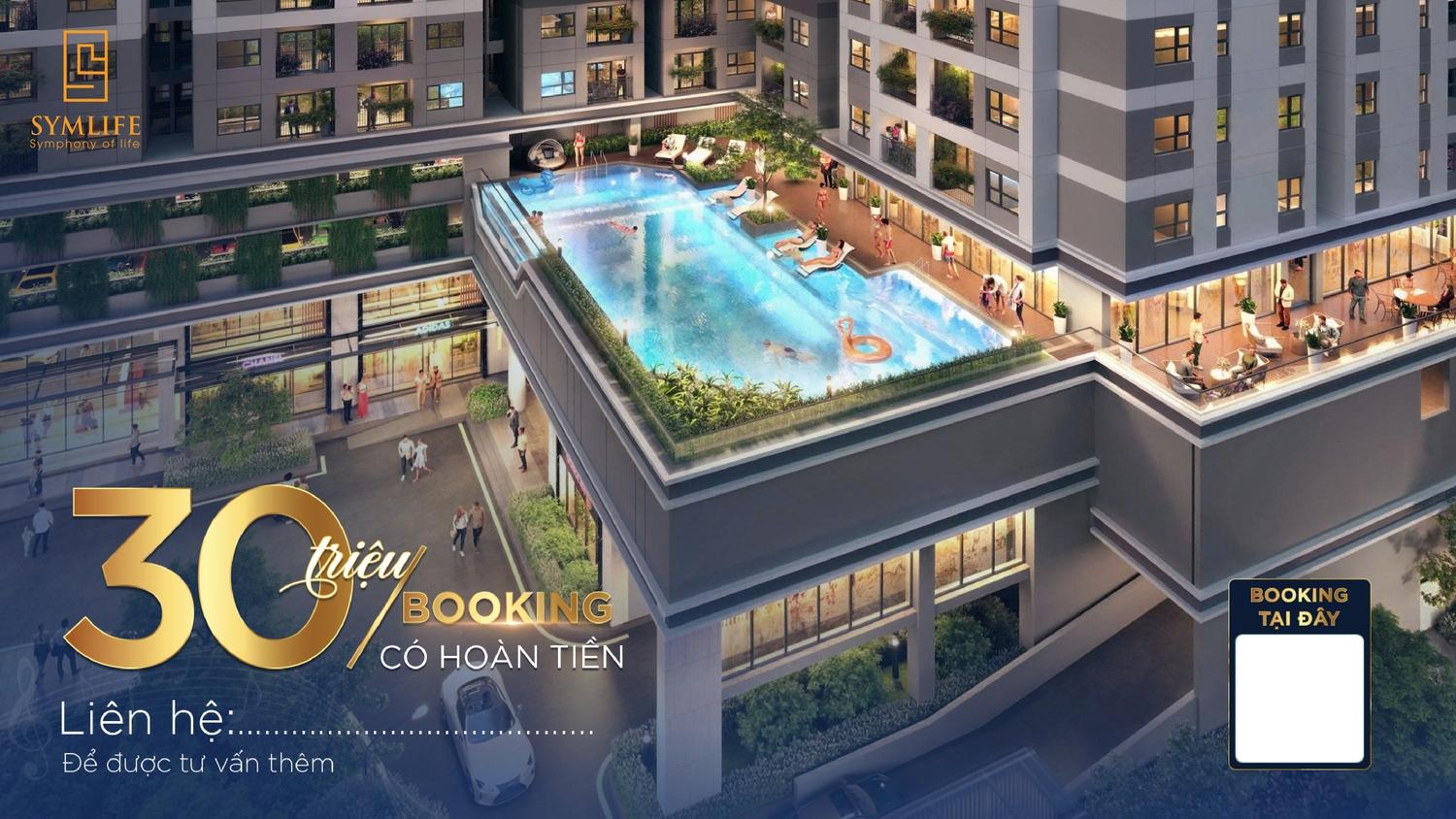 Chính sách booking hấp dẫn tại chung cư Symlife